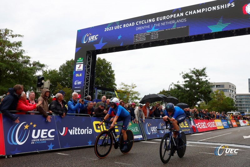 2023 UEC Road European Championships - Drenthe - Junior Mixed Team Relay - Emmen - Emmen 38, km - 21/09/2023 - Italy - photo Luca Bettini/SprintCyclingAgency?2023